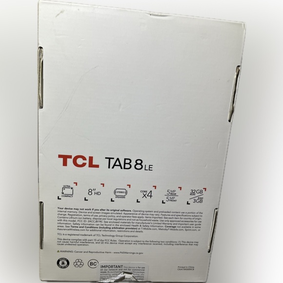 TCL TAB 8 Le 8 HD and X4 32 GB Can download any App - Picture 5 of 6